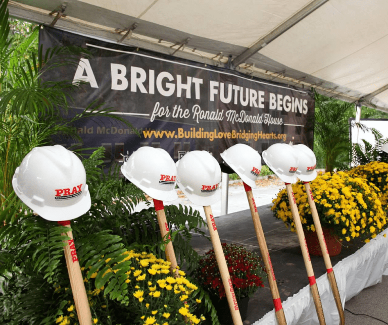 In 2014, the Building Love Bridging Hearts campaign was launched, with a goal of raising $3.5 million to build a new Ronald McDonald House next to the Women & Children’s Hospital campus. In less than two years, the campaign goal was reached, and construction on a new House began in 2015.